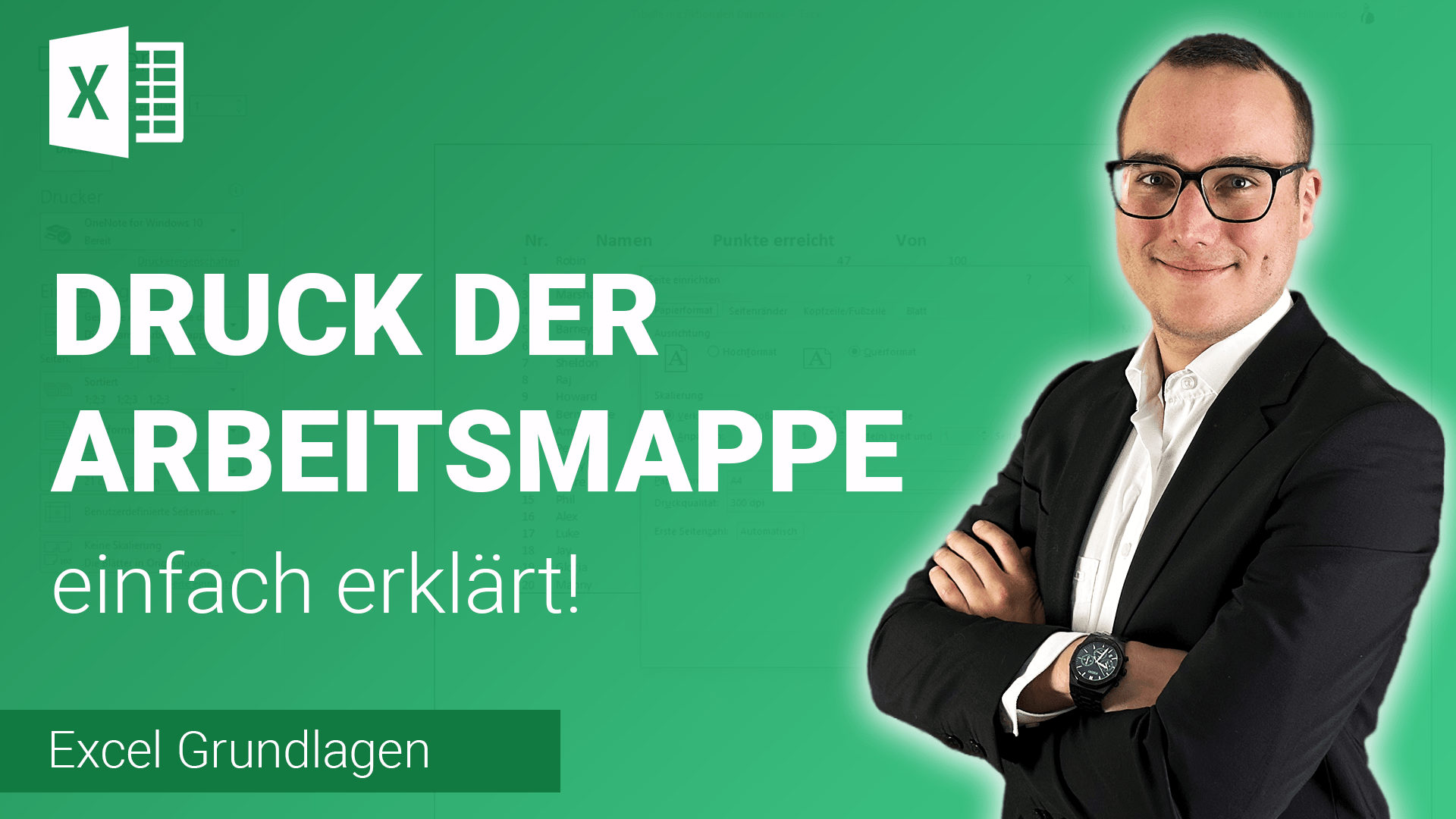 Arbeitsmappe drucken einfach erklärt