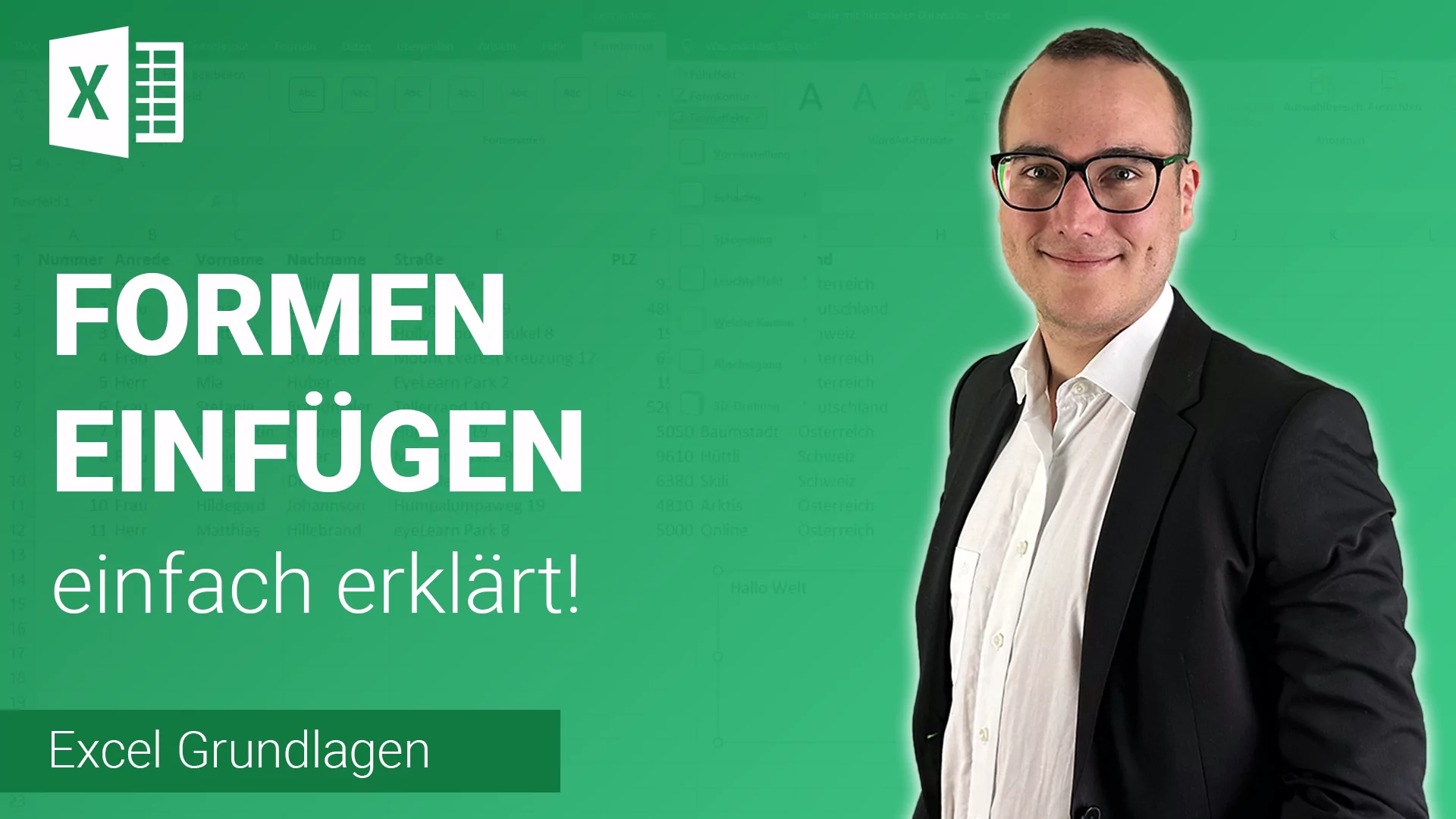 FORMEN einfügen einfach erklärt