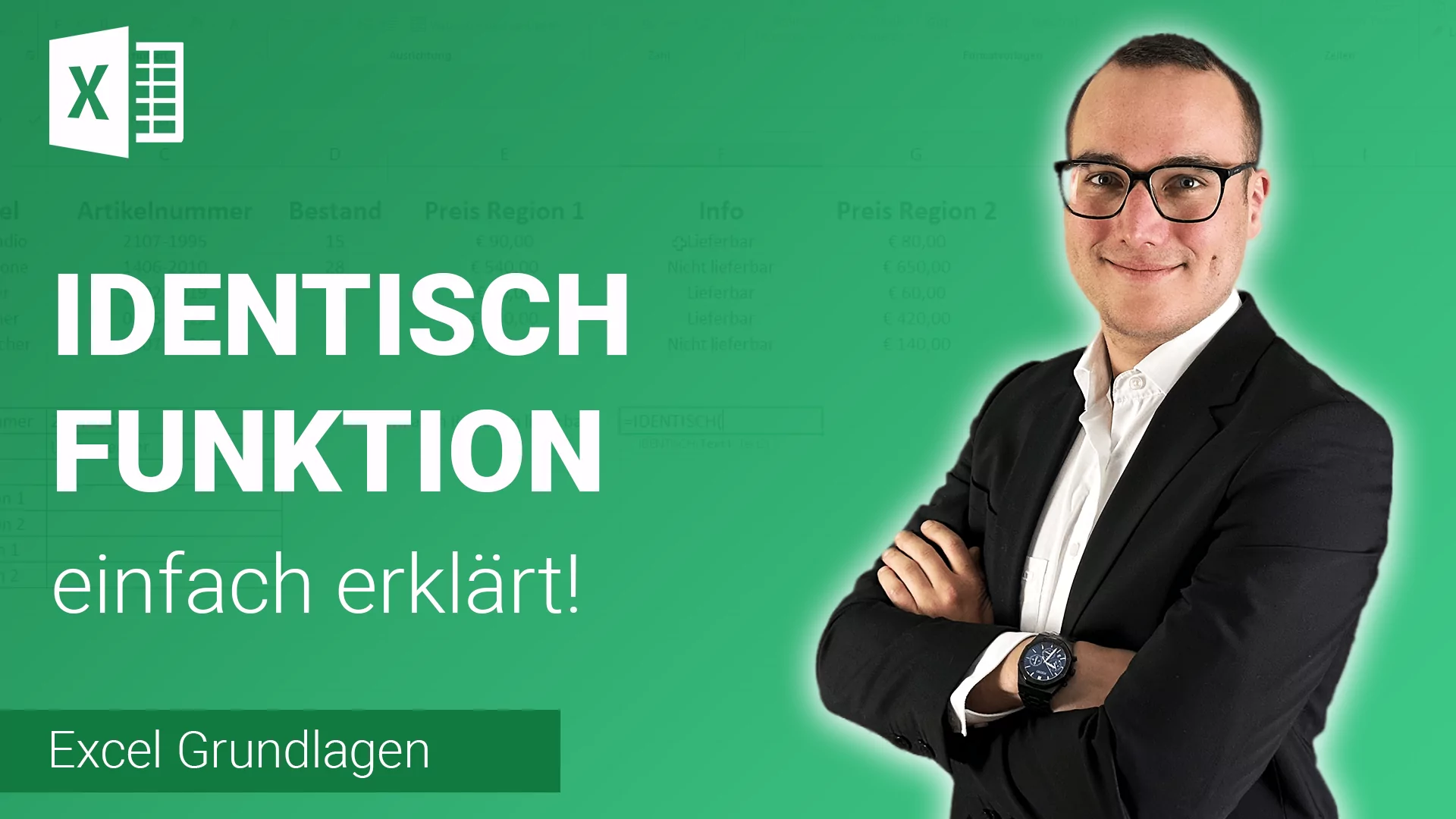IDENTISCH-Funktion einfach erklärt