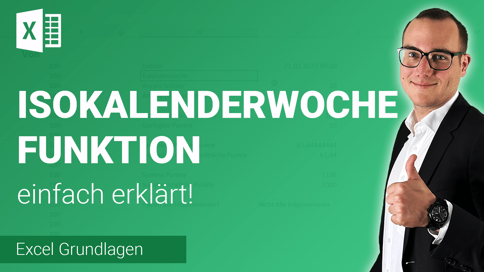 ISOKALENDERWOCHE-Funktion einfach erklärt