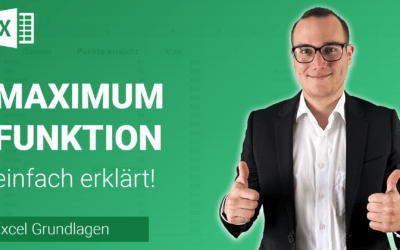 MAXIMUM-Funktion einfach erklärt