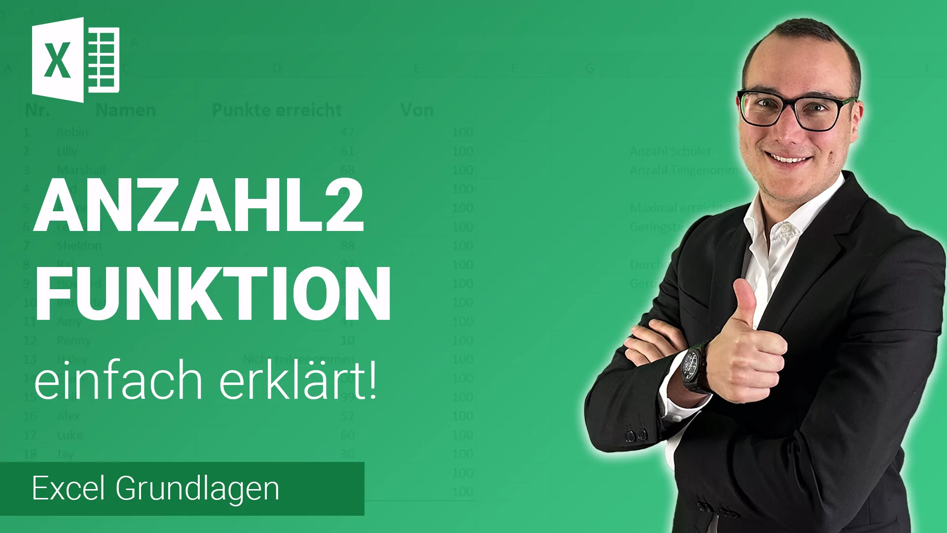 ANZAHL2-Funktion einfach erklärt