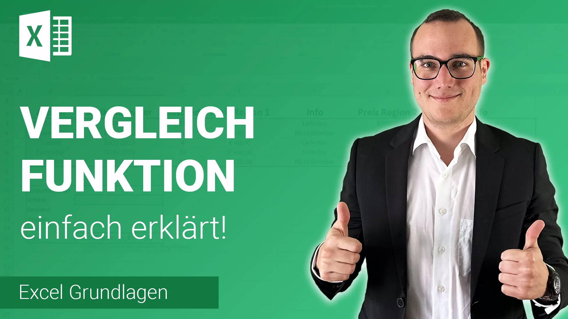 VERGLEICH-Funktion einfach erklärt