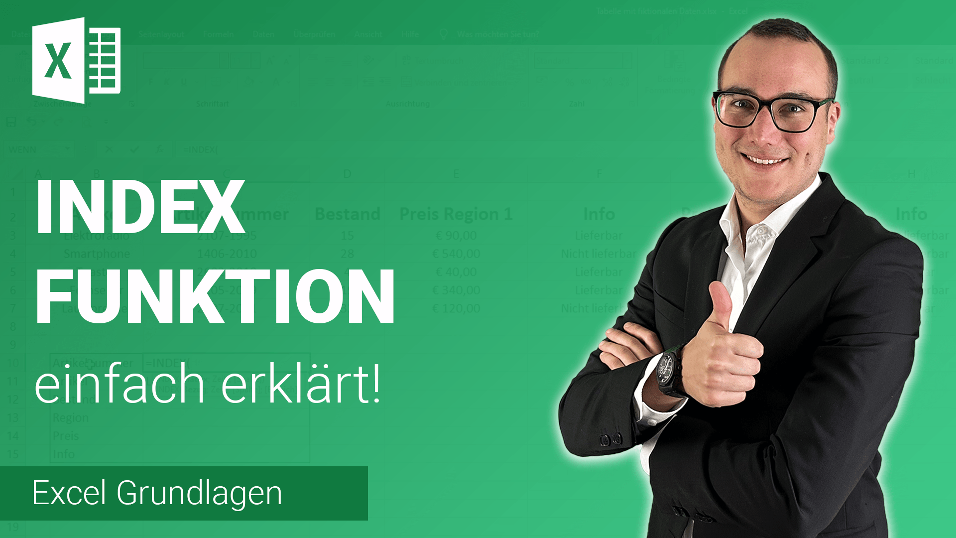 INDEX-Funktion einfach erklärt