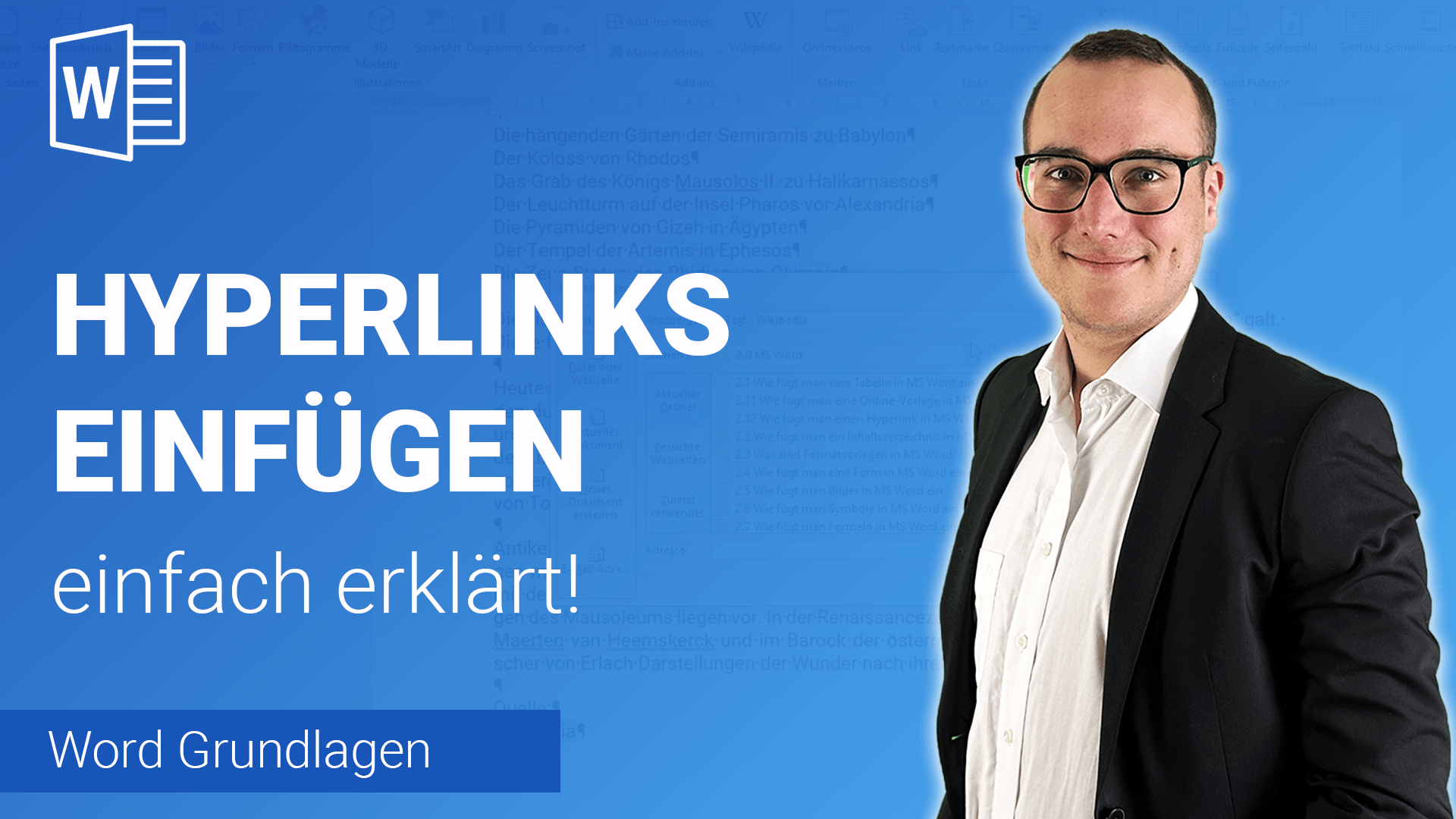 HYPERLINKs einfügen einfach erklärt