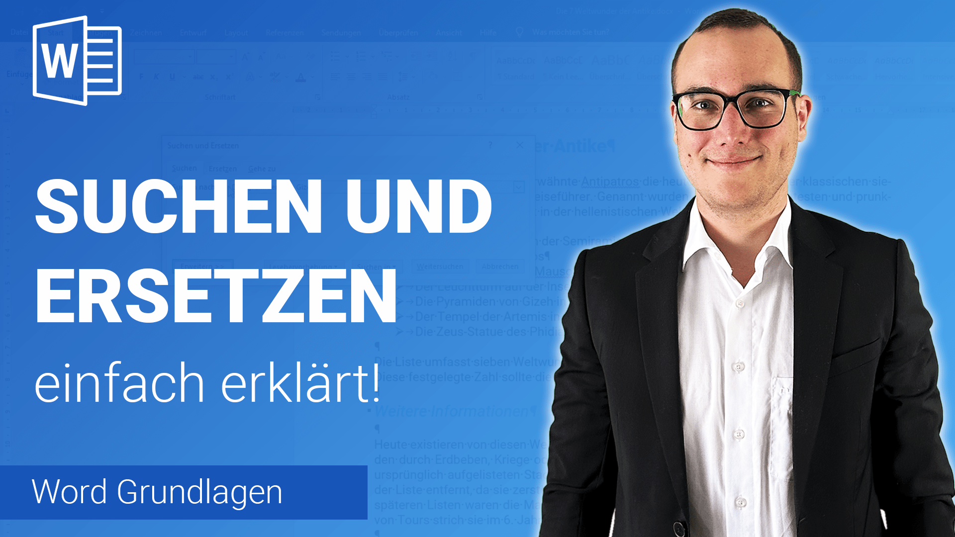 SUCHEN & ERSETZEN Funktion einfach erklärt