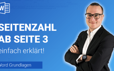 SEITENZAHL ab SEITE 3 BEGINNEN einfach erklärt