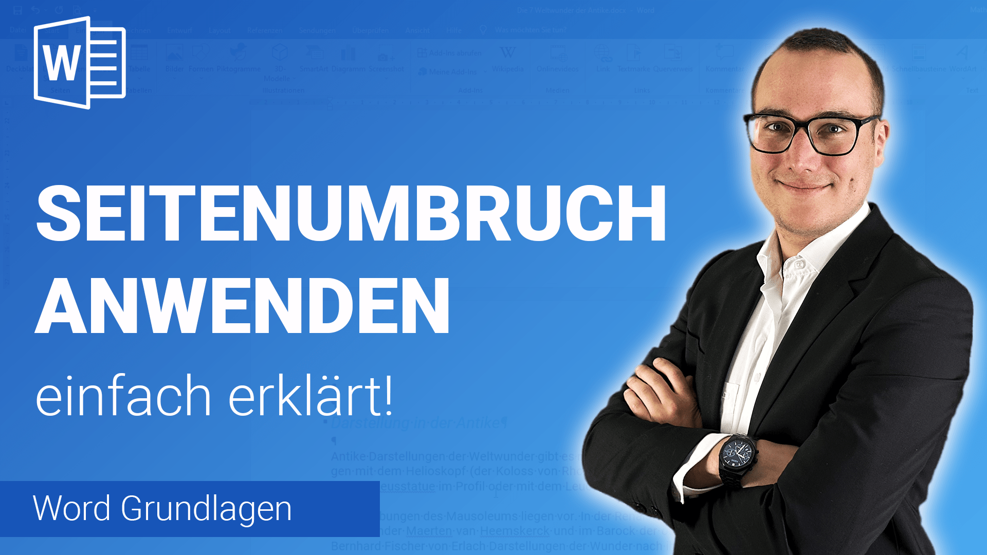 SEITENUMBRÜCHE einfügen einfach erklärt