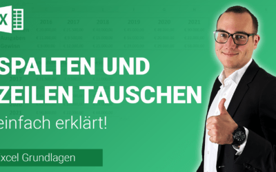SPALTEN und ZEILEN AUTOMATISCH tauschen einfach erklärt