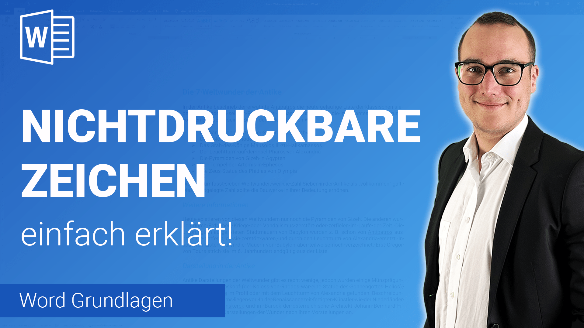 NICHTDRUCKBARE ZEICHEN einfach erklärt