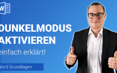 DUNKELMODUS AKTIVIEREN einfach erklärt