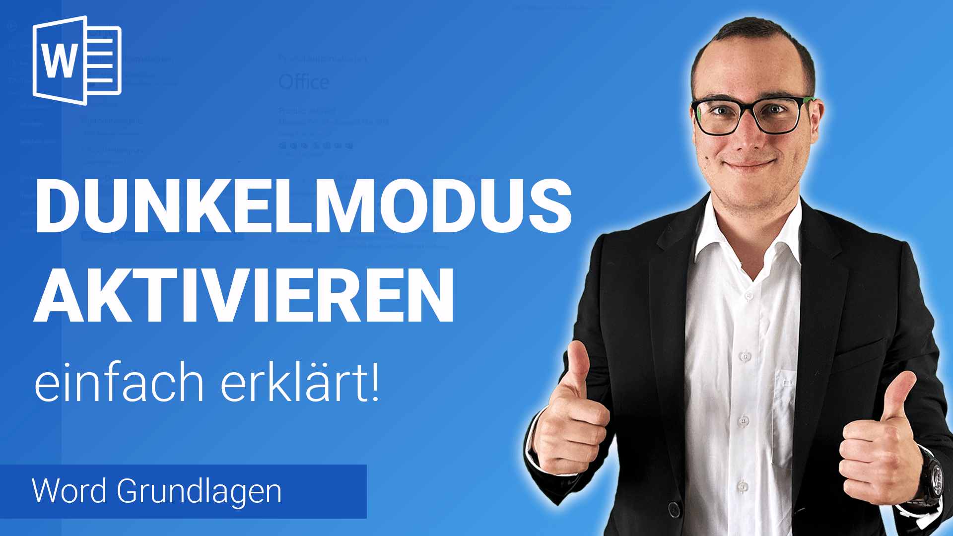 DUNKELMODUS AKTIVIEREN einfach erklärt