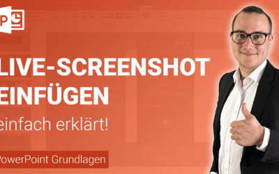 LIVE-SCREENSHOT einfügen einfach erklärt