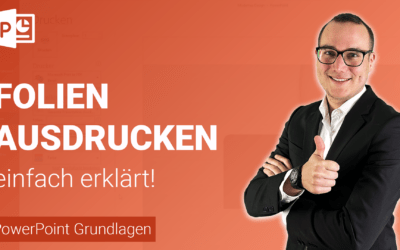 FOLIEN AUSDRUCKEN einfach erklärt