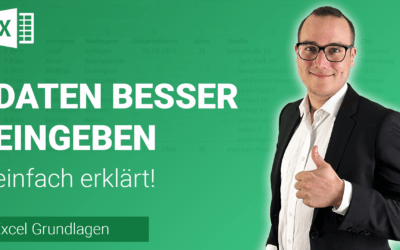DATEN BESSER manuell eingeben einfach erklärt