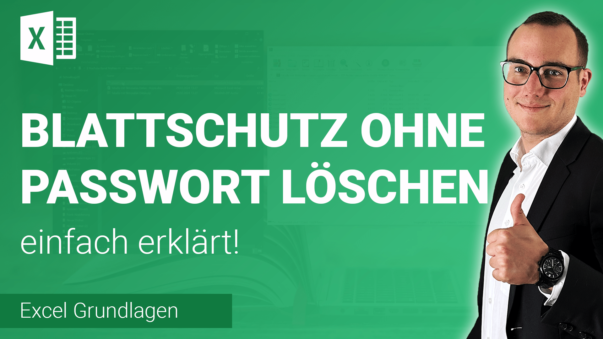 BLATTSCHUTZ OHNE PASSWORT entfernen einfach erklärt