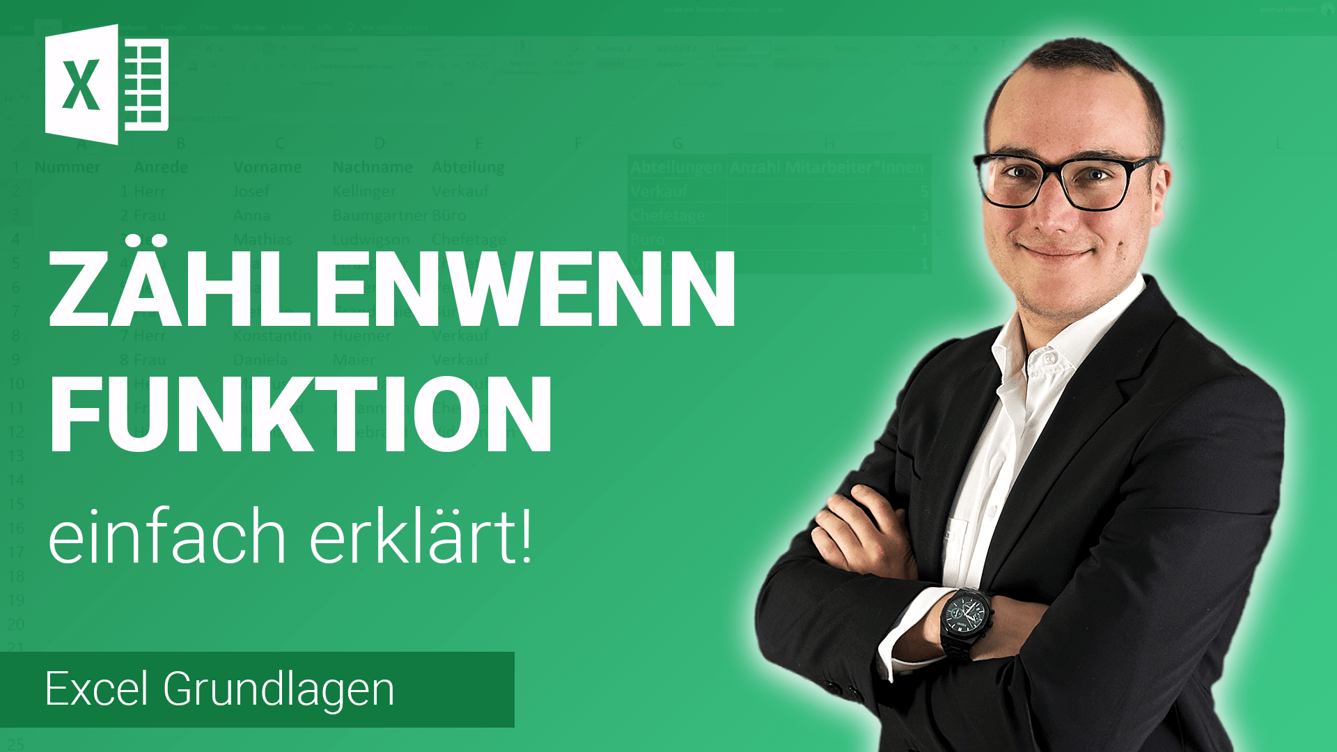 ZÄHLENWENN-Funktion einfach erklärt