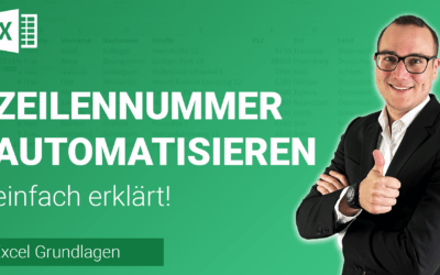 ZEILENNUMMERIERUNGEN AUTOMATISIEREN einfach erklärt