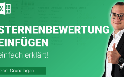 STERNENBEWERTUNG einfügen einfach erklärt