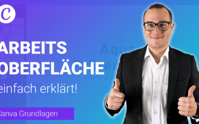 BEARBEITUNGSOBERFLÄCHE in Canva einfach erklärt