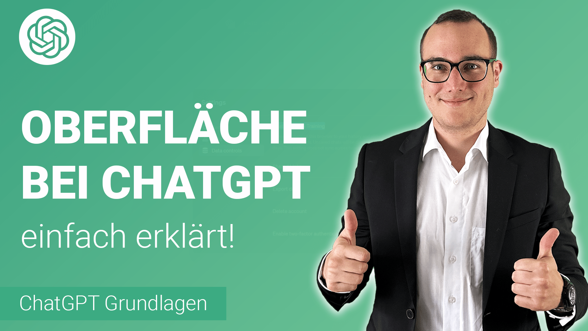 ARBEITSOBERFLÄCHE von ChatGPT (OpenAi) einfach erklärt