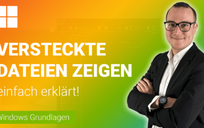 VERSTECKTE DATEIEN anzeigen einfach erklärt