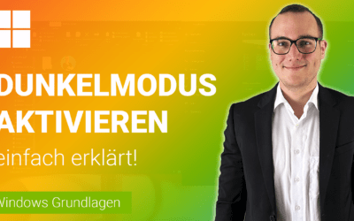 DUNKELMODUS aktivieren einfach erklärt