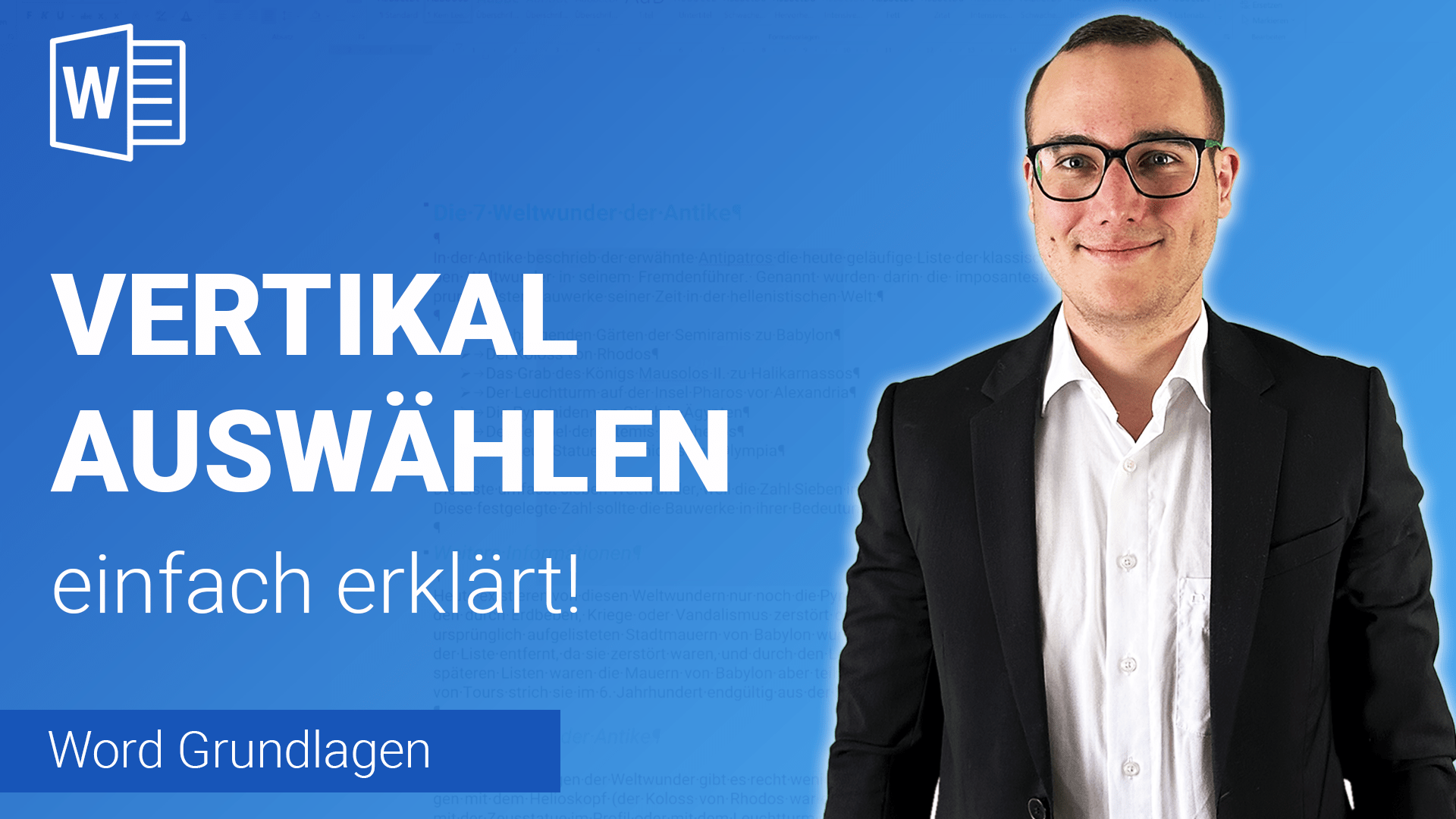 VERTIKALEN BEREICH auswählen einfach erklärt