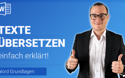 TEXTE ÜBERSETZEN direkt IN WORD einfach erklärt