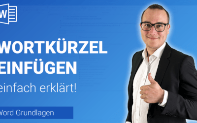 WORTKÜRZEL einfügen einfach erklärt