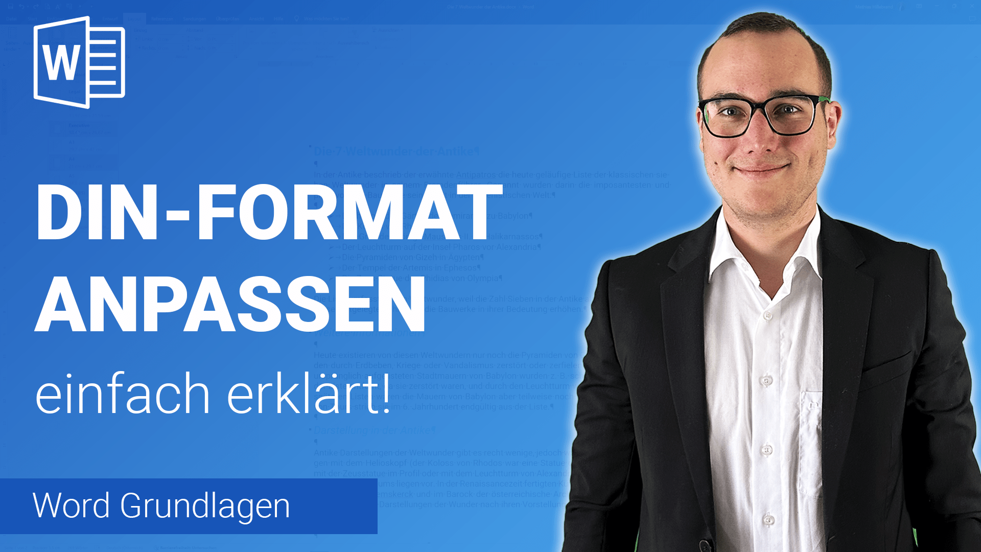 DIN-FORMAT anpassen einfach erklärt