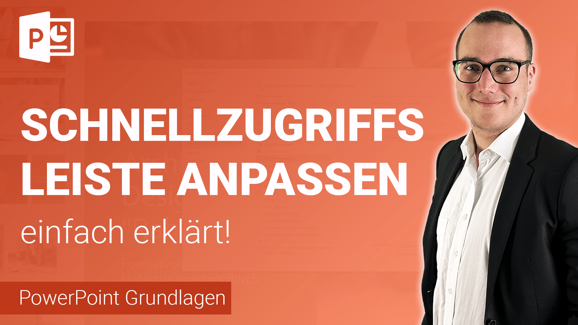 SCHNELLZUGRIFFSLEISTE anpassen einfach erklärt