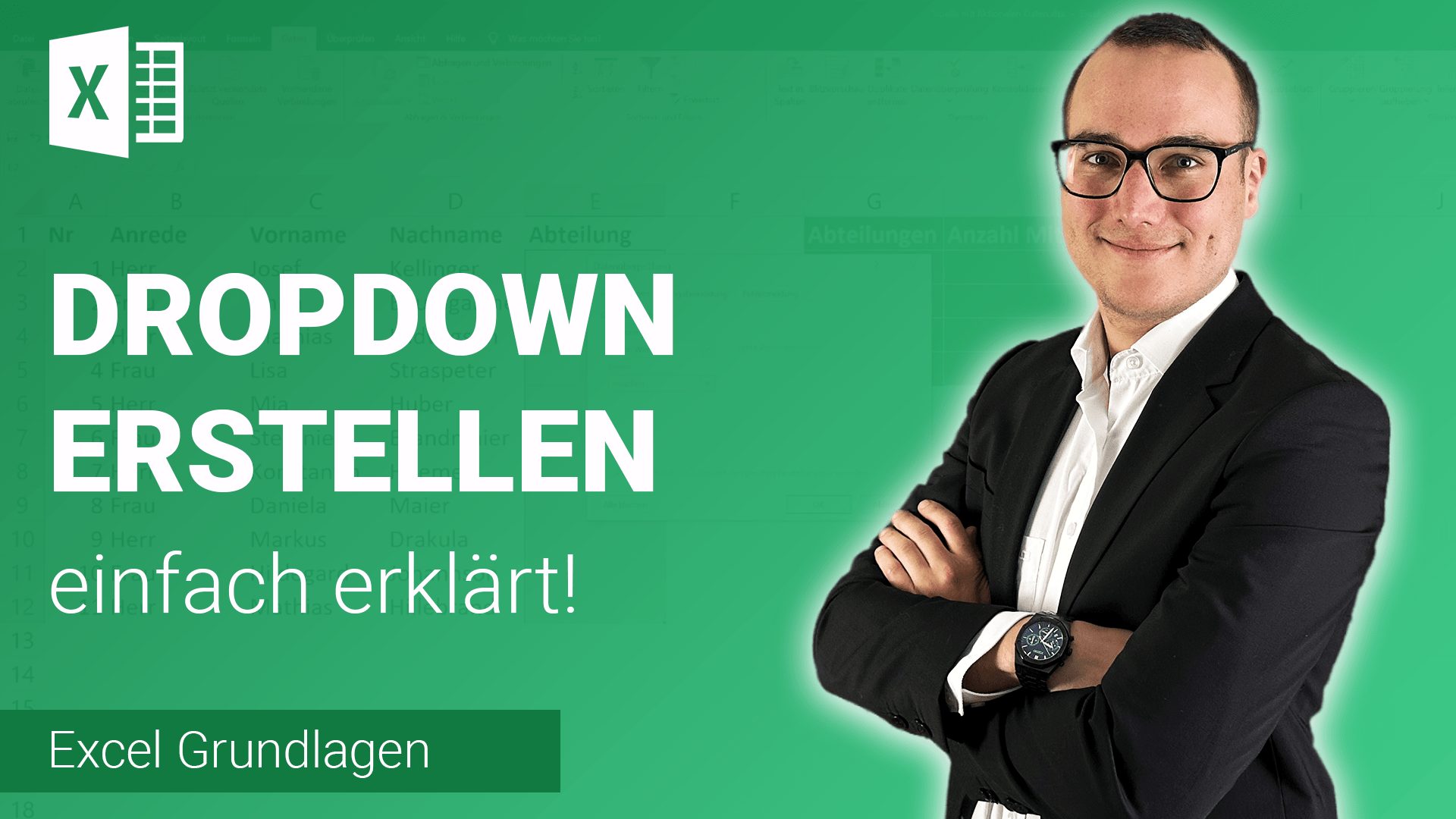 DROPDOWN-LISTE erstellen einfach erklärt