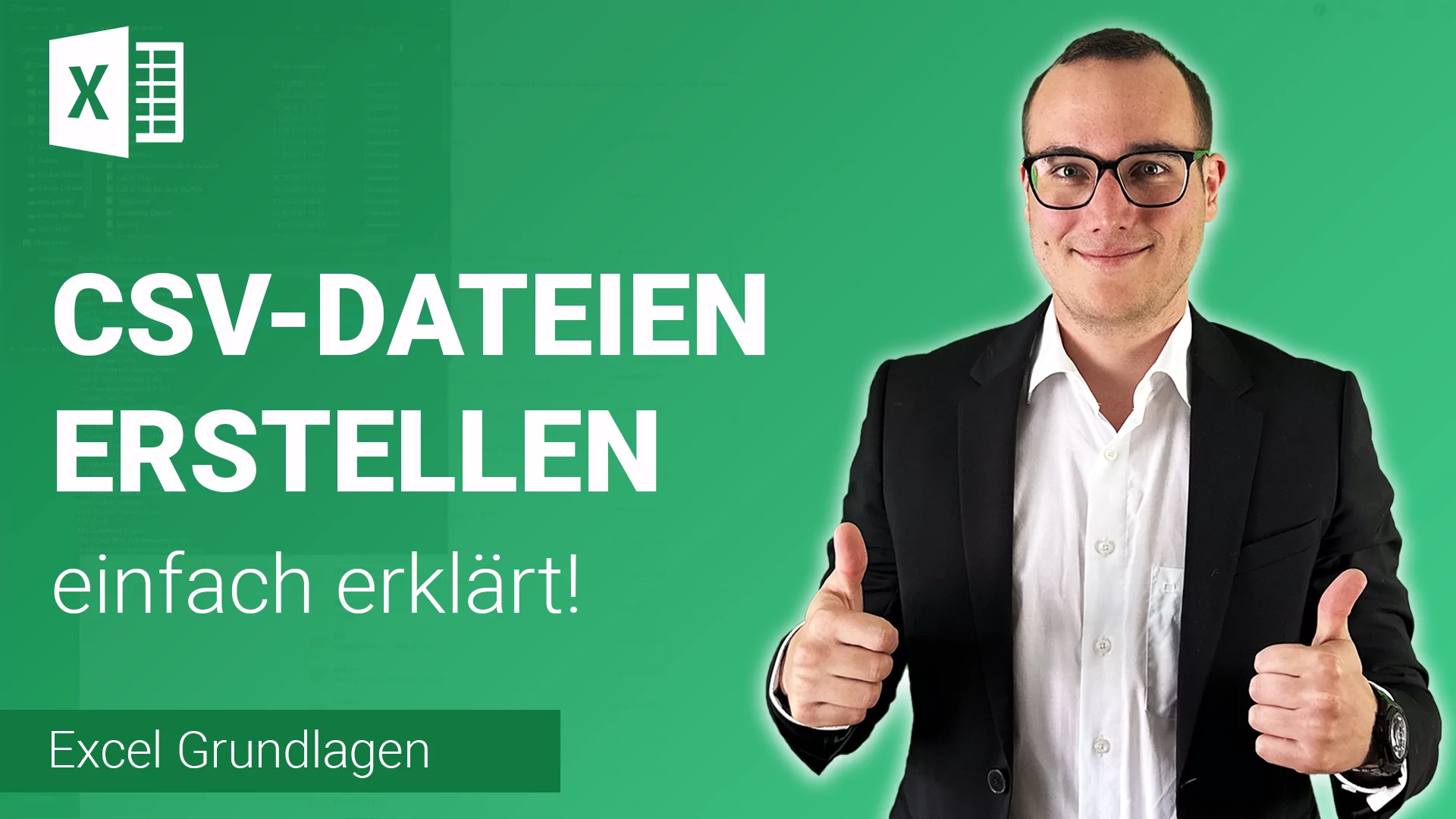 CSV-DATEIEN erstellen einfach erklärt