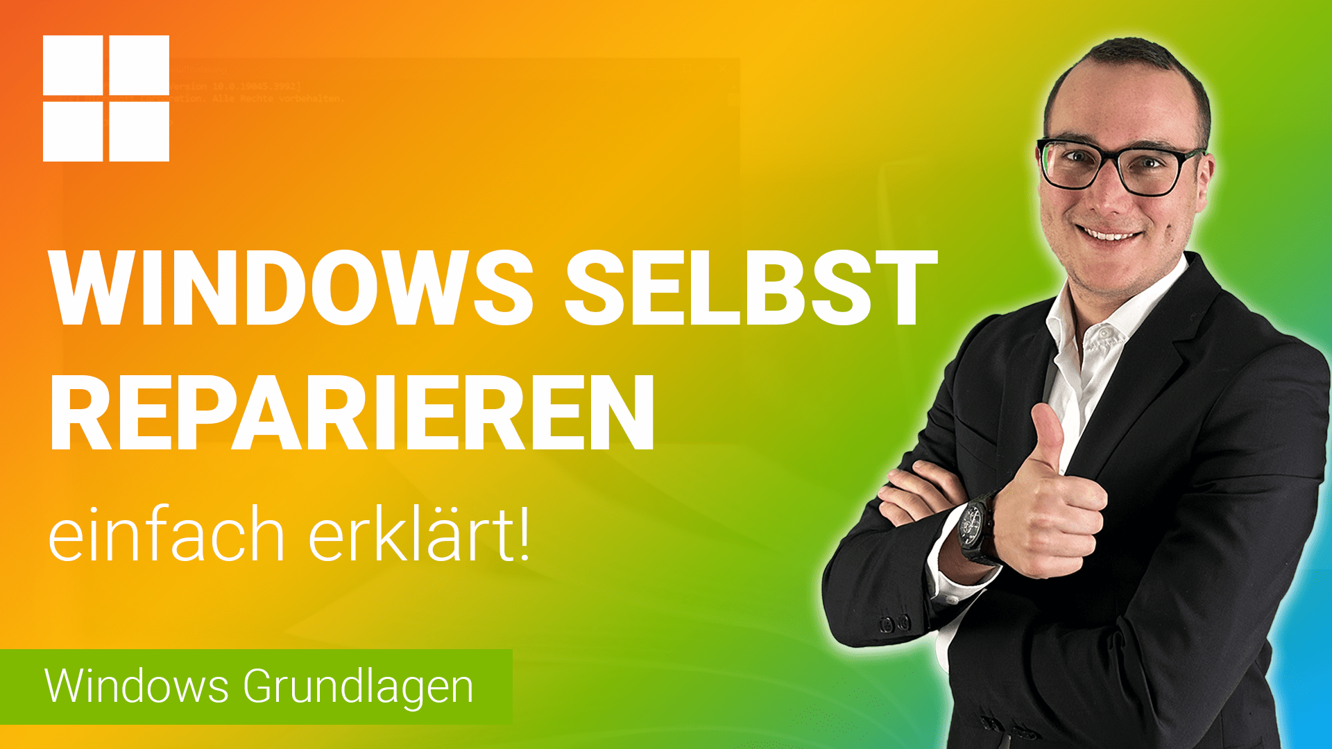 WINDOWS selbst REPARIEREN einfach erklärt