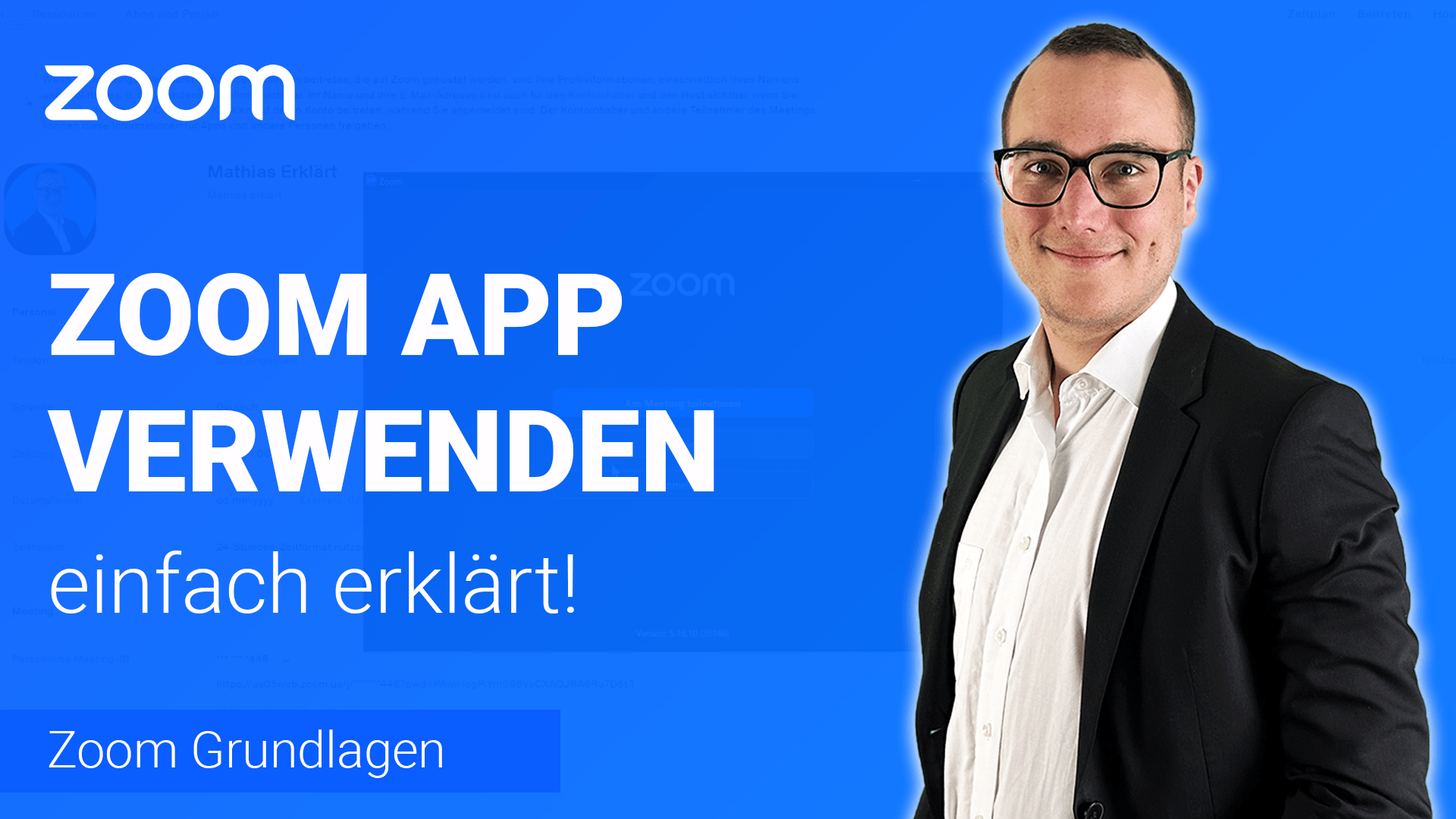 ZOOM APP verwenden einfach erklärt