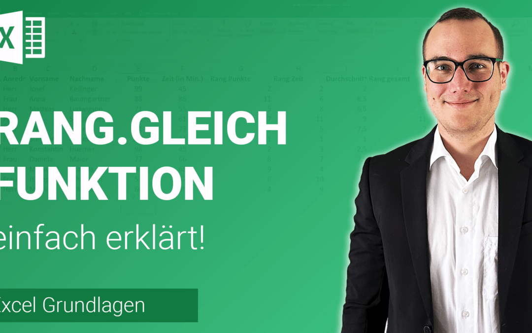 RANG.GLEICH-Funktion einfach erklärt