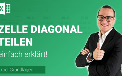 ZELLEN DIAGONAL teilen einfach erklärt
