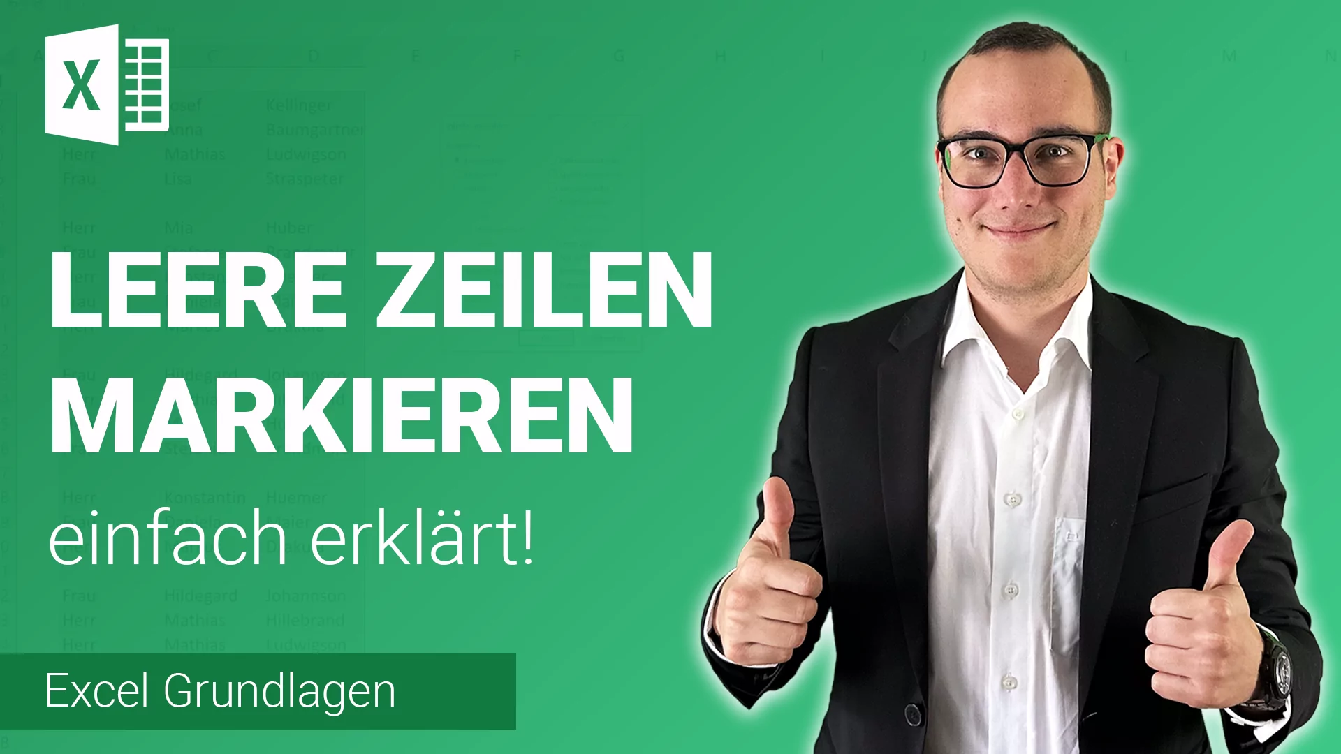 LEERE ZELLEN MARKIEREN lassen einfach erklärt