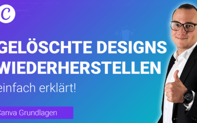 GELÖSCHTE DESIGNS wiederherstellen einfach erklärt