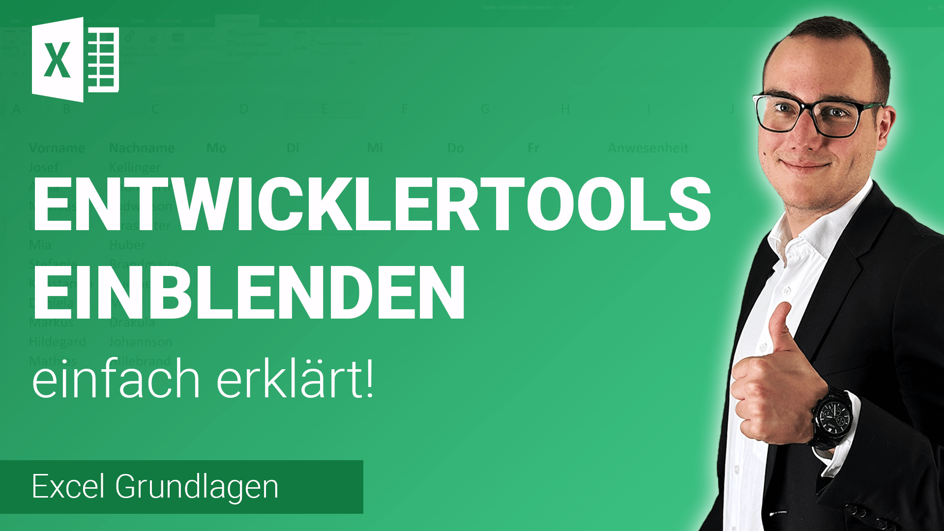 ENTWICKLERTOOLS einblenden einfach erklärt