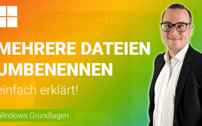 MEHRERE DATEIEN umbenennen einfach erklärt