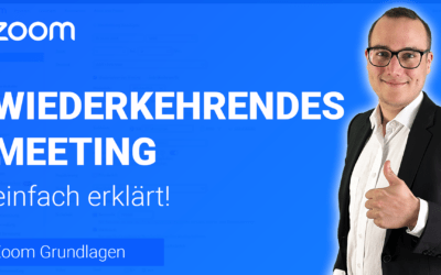 WIEDERKEHRENDES MEETING anlegen einfach erklärt