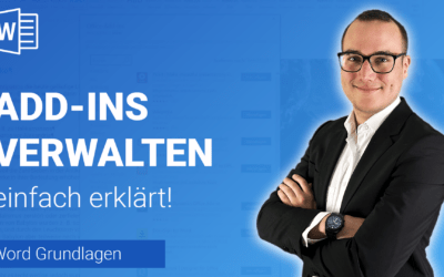 ADD-INS verwalten einfach erklärt
