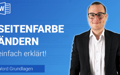 SEITENFARBE ändern einfach erklärt