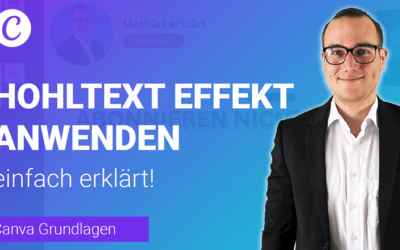 HOHLTEXT EFFEKT anwenden einfach erklärt