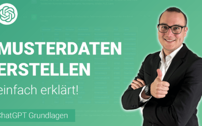 DEMO- / MUSTERDATEN erstellen lassen von ChatGPT einfach erklärt