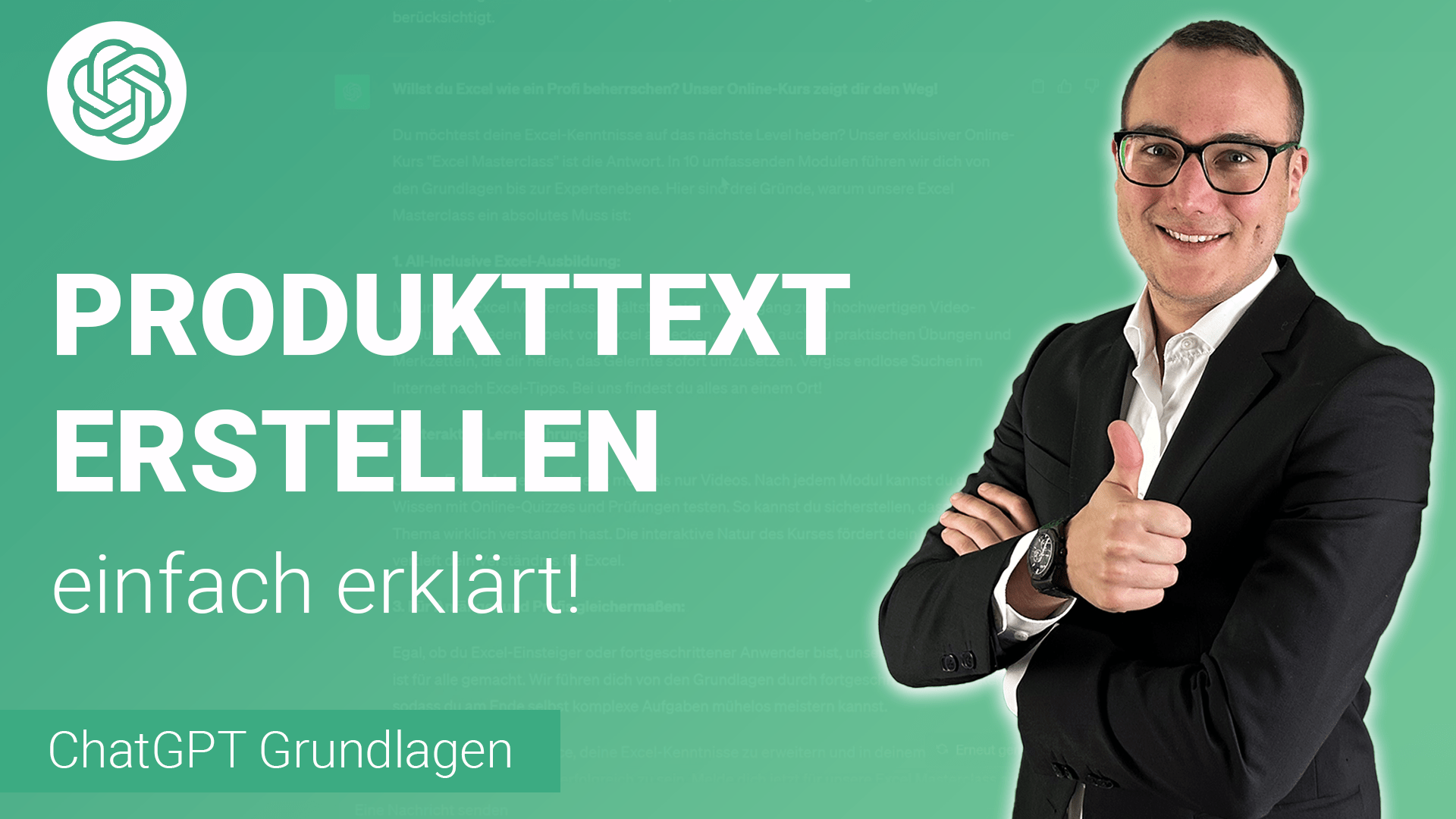 PRODUKTBESCHREIBUNGEN erstellen lassen von ChatGPT einfach erklärt