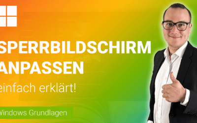 SPERRBILDSCHIRM anpassen einfach erklärt