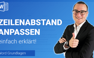 ZEILENABSTAND anpassen einfach erklärt
